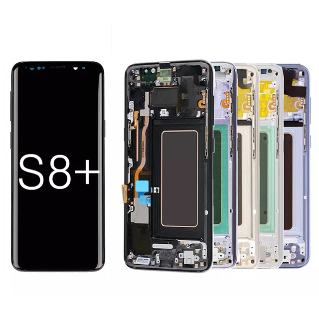OLED LCD for Samsung S8 Plus S8+with Frame Touch Screen Display Replacement Tools