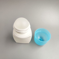 Bouteille de déodorant anti-sudorifique en plastique PE, bouteille à roulettes avec bouchons colorés, haute qualité et offre spéciale, 50ml, 60ml, 75ml
