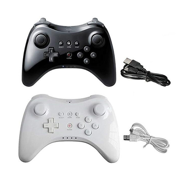 Wireless Gamepad for Wiies U Pro Controller With USB Charging Cable for Wiies U Joystick Joypad