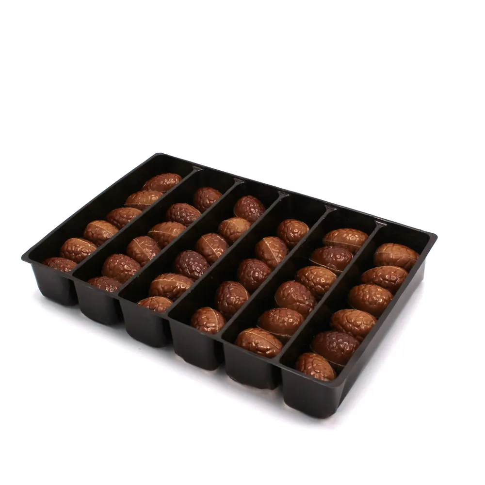 Custom Luxe Plastic Verpakkingen Clear Chocolade Truffel Bonbon Blister Insert Lade