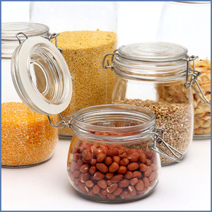 Apothecary Airtight Jars Cup Container Seasoning Preserve Storage Pickle Jar With Weck Jar Airtight Lid