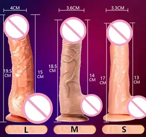 LUFILUFI penis buatan nirkabel pengendali jarak jauh pemanas dapat ditarik mainan seks wanita vibrator seks dewasa