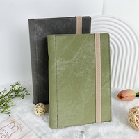 Kunden spezifische PU Grün Grau Premium 3 Zoll 3 Gitter/3,5 Zoll 3 Gitter New Style Denim Eisen Klemme Loch Karte Buch Ring Binder Karte Album