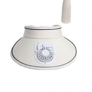 Gorra de Visera Ancha Personalizada con Logotipo, para Exteriores, con Ventilador USB, para el Verano, con Parte Superior Vacía, para Promociones - Product Image 1