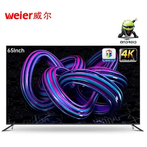 Weier TV製造工場OEM/ODM LED QLED 4 18kスマートTV