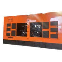 Générateur diesel silencieux à châssis ouvert MG MG500-1MW 1000kW 1MW Stamford avec puissance nominale de 1250KVA, ATS, triphasé, 4 fils, certifié CE