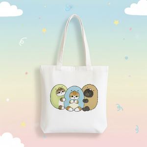 Wholesale Custom Printed Logo Vintage Fashion Canvas <b>Tote</b> <b>Bag</b> with <b>Zipper</b> Closure Portable Summer Lady Shopping <b>Bag</b> - Product Image 6