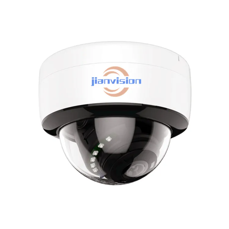 Jianvision alta calidad cctv vigilancia metal Domo vivienda 8mp seguridad ip Poe video profesional digital 4K cámara de cine