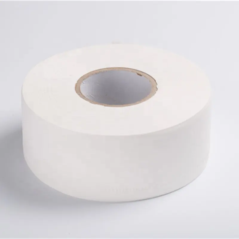 Disposable hotel washroom 2ply recycled white large size jumbo roll toilet paper