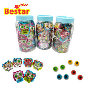 <span class=keywords><strong>Mini</strong></span> vache dessin animé globe oculaire en forme de bonbons Halal gommeux bonne qualité fruité aromatisé boîte de bonbons mous emballage pour les enfants - Product Image 2