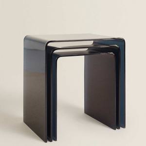 Mobili Custom <span class=keywords><strong>Plexiglass</strong></span> Console in acrilico caffè comodino tavoli nidificazione tavolo acrilico - Product Image 5