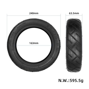 Neumático sin Cámara de 60/70-6.5, Neumático de Carretera de 10 Pulgadas para Patinete Eléctrico Max G30 M5 5 Pro 5 Max 4 Pro 2 Gen, Neumático Neumático sin Cámara de Goma - Product Image 4