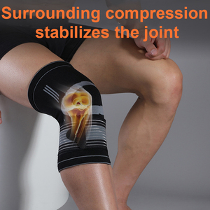 ปลอกรัดเข่าแบบหนา ระบายอากาศได้ดี ปรับได้ตามต้องการ สำหรับออกกำลังกาย ฟิตเนส บรรเทาอาการปวดข้ออักเสบ น้ำหนักเบา กันลื่นพิเศษ สำหรับทุกเพศ - Product Image 4