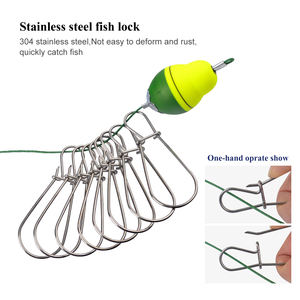 Verrou de pêche portable et réglable avec prise de terre en acier inoxydable, verrou de pêche Duo <span class=keywords><strong>Lock</strong></span> Snap - Product Image 5