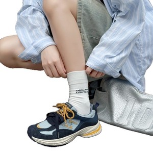 Baskets Chunky en Cuir Véritable et Maille Respirante pour Femme 2025 – Semelle Épaisse – Idéales pour la Course - Product Image 5