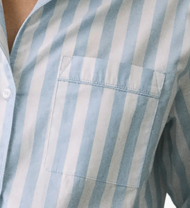 Conjunto <span class=keywords><strong>de</strong></span> Pijama a Rayas para Mujer, Top <span class=keywords><strong>de</strong></span> Manga Larga Suave, Pantalones con Cordón, Ropa <span class=keywords><strong>de</strong></span> Dormir <span class=keywords><strong>de</strong></span> Algodón para Mujer, Transpirable, para <span class=keywords><strong>Otoño</strong></span> y Primavera - Product Image 2