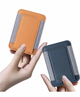 Étui Portefeuille Magnétique pour Téléphone en Cuir PU Fin avec Aimant Puissant pour iPhone 17 Pro Max 12 Pro Mini