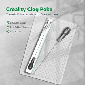 Outil de nettoyage de buse d'imprimante 3D Creality Clog Poke pour extrudeuse de 1,75 mm, manche long en acier - Product Image 2