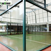 Cancha de Pádel Panorámica Directa de Fábrica, Cancha de Pádel Completamente de Vidrio
