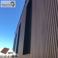 Façades murales en bois composite MexyTech, revêtement mural extérieur WPC
