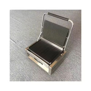 Machine à Panini Professionnelle Grande Taille avec Contrôle Électronique de la Température et <span class=keywords><strong>Plaque</strong></span> Antiadhésive - Product Image 2