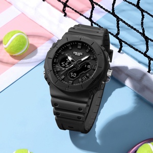 Montre de sport étanche SMAEL 8120 pour femme, analogique-numérique, électronique, avec alarme lumineuse, chronomètre, bracelet en TPU pour plongée - Product Image 3