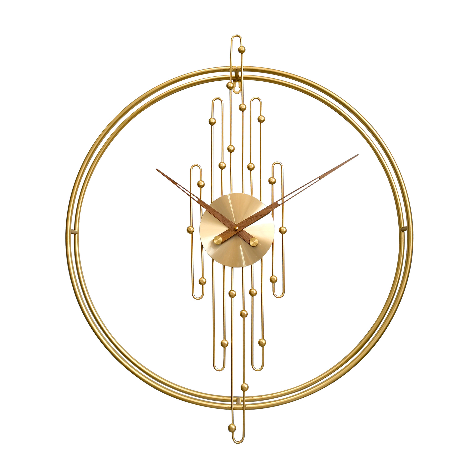 Minimalist home decor 3d modern oversized creative geometric wall decoration art metal large wall clocks