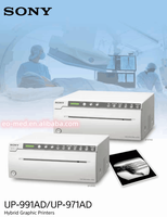 Diskon besar antarmuka USB tipe Mini Printer Ultrasound x-ray Film Hybrid Printer grafis untuk radiologi UP-991AD/UP-971AD