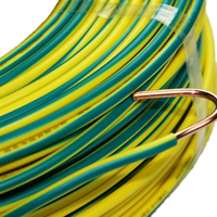 Câble de câblage de maison solide, fils de cuivre isolés en PVC, modèle BV, câble électrique résidentiel