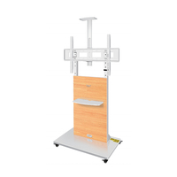 Abletop et Desktop Tv Stands Mount Support latéral de moniteur de téléphone réglable pour ordinateur portable et chariot de moniteur