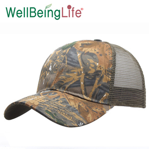 Summer Outdoor Sunscreen Quick drying net hat Jungle leaf pattern Outdoor Travel hommes et femmes camo baseball cap - Product Image 4