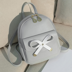 Mini Zaino in Pelle PU <span class=keywords><strong>per</strong></span> Donne e Ragazze, Borse a Spalla alla Moda, Borse <span class=keywords><strong>per</strong></span> Cellulare, Dolce Zaino da Donna con Fiocco - Product Image 3
