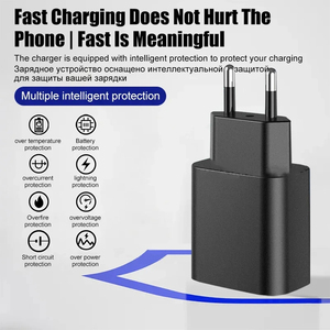 <span class=keywords><strong>Cargador</strong></span> de Teléfono USB-C de 45 W, Adaptador de Pared para EE. UU./UE/Reino Unido, Carga Súper Rápida PD para <span class=keywords><strong>Samsung</strong></span> Galaxy S25 S24 S22 S23 <span class=keywords><strong>Ultra</strong></span> Note 10+ Note20 - Product Image 6