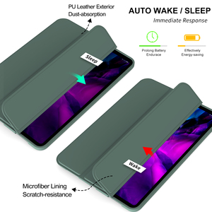 เคส TPU น้ำหนักเบา ขายดี พร้อมฝาปิดหนัง PU สำหรับ <span class=keywords><strong>iPad</strong></span> <span class=keywords><strong>Pro</strong></span> รุ่นที่ 2/3/4 (2020/2021/2022) ขนาด 11 นิ้ว - Product Image 3