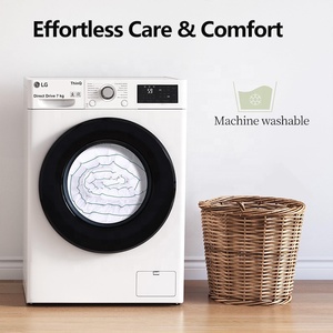 Surmatelas matelassé <span class=keywords><strong>Novilla</strong></span> 5 cm 120x190 Écologique Confort réglable Respirant Lavable Housse de matelas matelassée Poche profonde 30 - Product Image 6