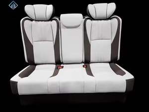 Canapé-lit de luxe pour voiture, utilisé pour la conversion de véhicule avec fonction coulissante et accoudoir central, sièges couchants pour bus - Product Image 3