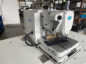 Machine à coudre industrielle QS-9820 à entraînement direct électronique pour jean, avec boutonnière à œillet rond et point long - Product Image 5
