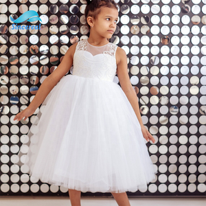 Bambini Del Merletto di Tulle Da Sposa da Sera di cerimonia nuziale Della Ragazza di Fiore Del Modello Del Vestito Da <span class=keywords><strong>Damigella</strong></span> D'onore della principessa Abiti - Product Image 5