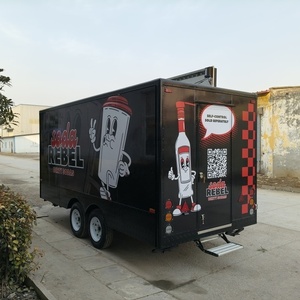 YLROAD Custom 4-Wheel Fast Food Trailer with GPS Tracking Fully Equipped Aluminum Frame Mobile Catering Kitchen for Outdoor Use - Product Image 4