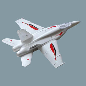 Avion télécommandé à aile fixe F18 64 mm en EPO, modèle de chasseur radiocommandé 2,4 GHz avec caméra 1080p, chargeur inclus - Product Image 4