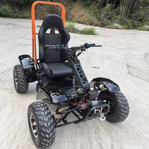 Nouvelle trottinette électrique pour adultes de 6000 W avec quatre roues de 23 pouces à vendre avec certificat CE Go Cart - Product Image 1