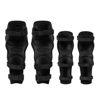 Menics OEM/ODM – Protections de genoux et de coudes en mousse EVA souple, taille unique, pour moto, avec polyester, chaudes, pour usage extérieur