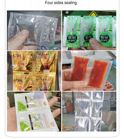 Machine d'emballage de sachets pour liquides, gelée, beurre de cacahuète, sauce au miel, yaourt, crème cosmétique