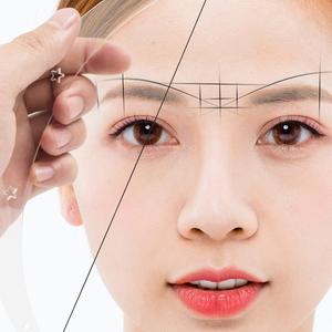 Regla de 23 cm de acrílico transparente para mapeo de cejas, herramienta de medición de cejas PMU desechable e impermeable - Product Image 6
