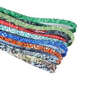 Lacets plats motif fleur de cajou 0,8 cm – Vente en gros, polyvalents pour baskets, chaussures décontractées, de skate et de basketball - Product Image 5