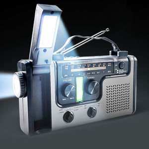 Portable AM/FM/SW Factory Multifunctional Radio Solar Hand Crank Charging <b>LED</b> Light Power Bank BT Outdoor Use Prevention Radio - Product Image 4