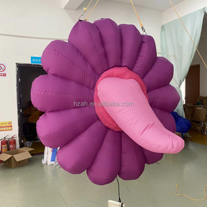 Reuze hangende opblaasbare bloem met tongmodel voor activiteitenpromotie en evenementen - Product Image 5