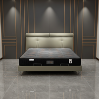 Matelas hybride de taille unique en mousse à ressort de qualité supérieure ignifuge pour chambre d'hôtel Matelas sans bruit