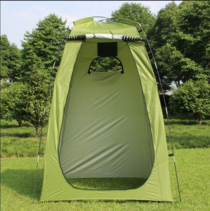 PROELIFE Tente de toilette mobile portable pour 1 personne, extérieur, 120x120x190cm, imperméable, 1000-1500mm, en fibre de verre, pop-up, pour se baigner et se changer - Product Image 2