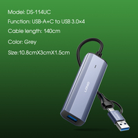 Adaptateur Hub USB-A/TYPE-C vers USB3.0 5 Gbps LDNIO DS-114UC en vente